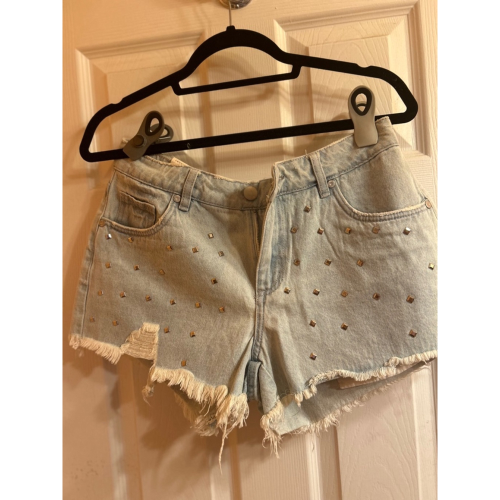 Women's Cotton On Denim Shorts, Size 8, Light Blue